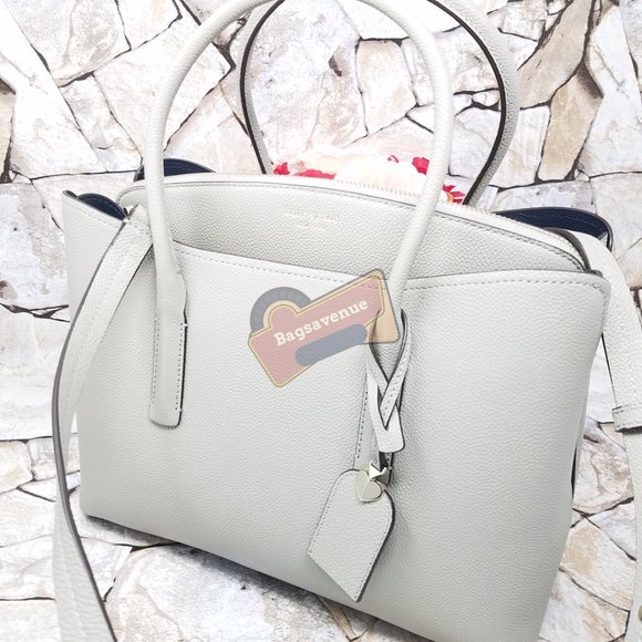 True Taupe Margaux Large Satchel Kate Spade - Picture 8 of 12